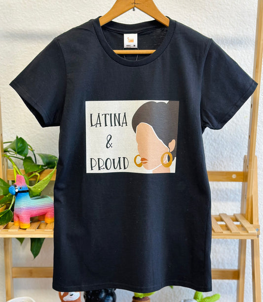 Latina & Proud Women's Graphic Tee - Descendencia Latina