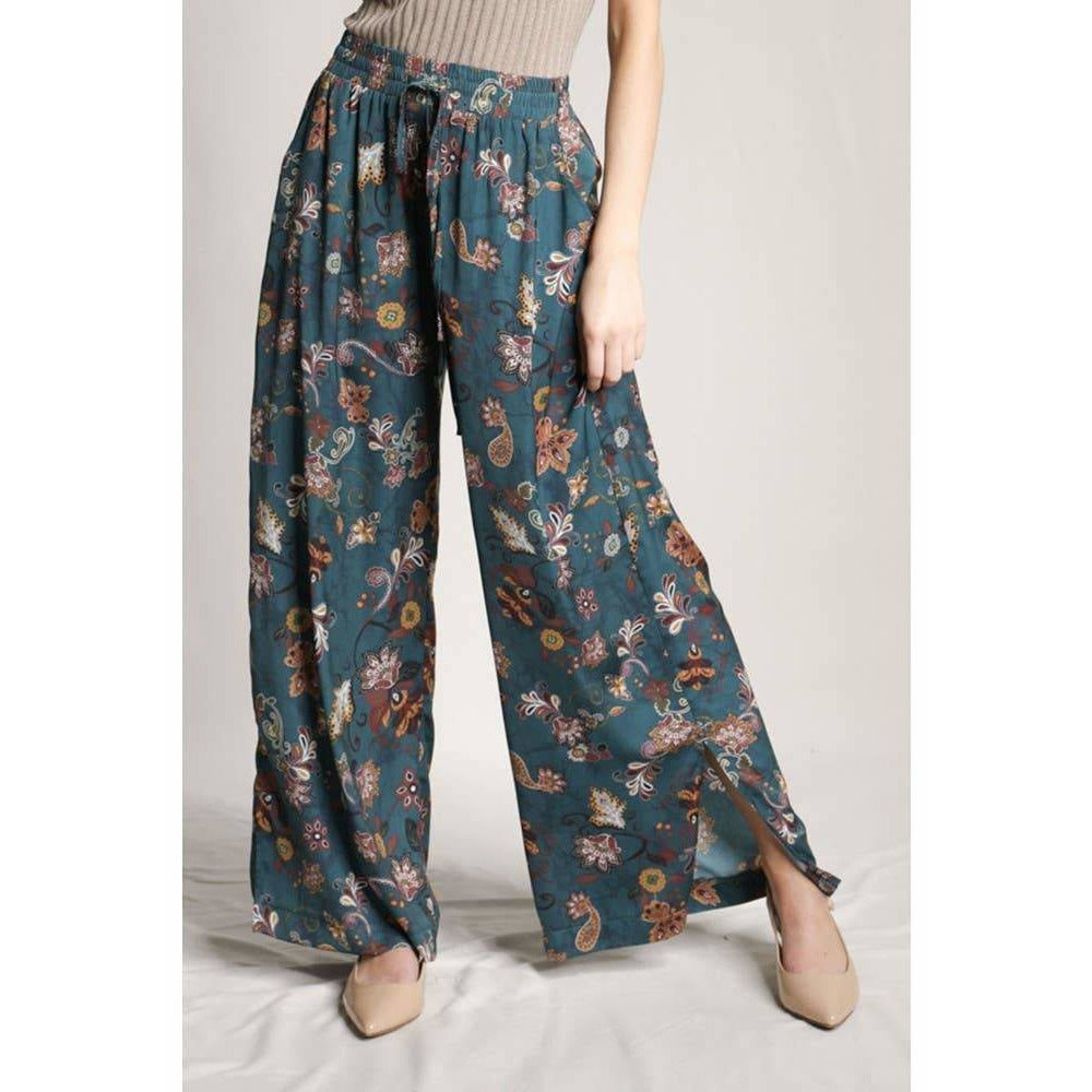 Printed High Waist Pant - Descendencia Latina
