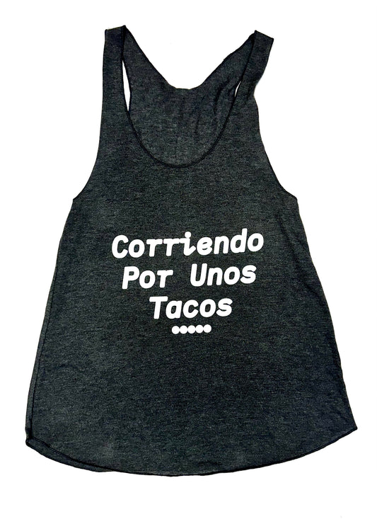 Corriendo Por Unos Tacos Tee Large Only