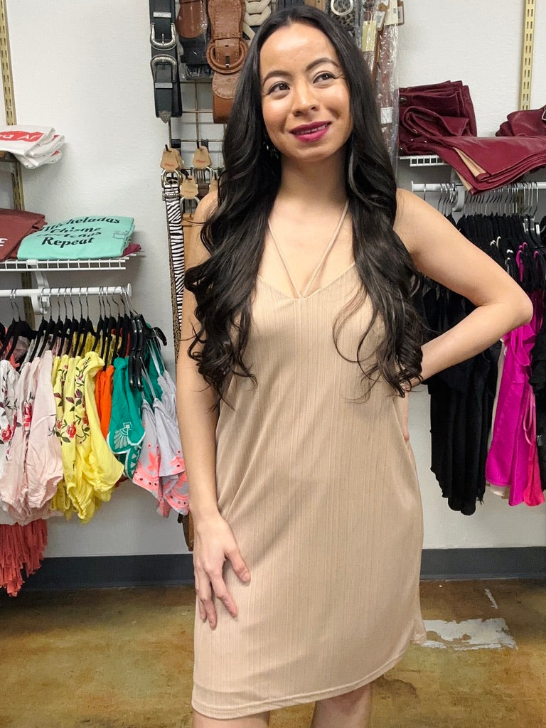 Pearl Nude Dress