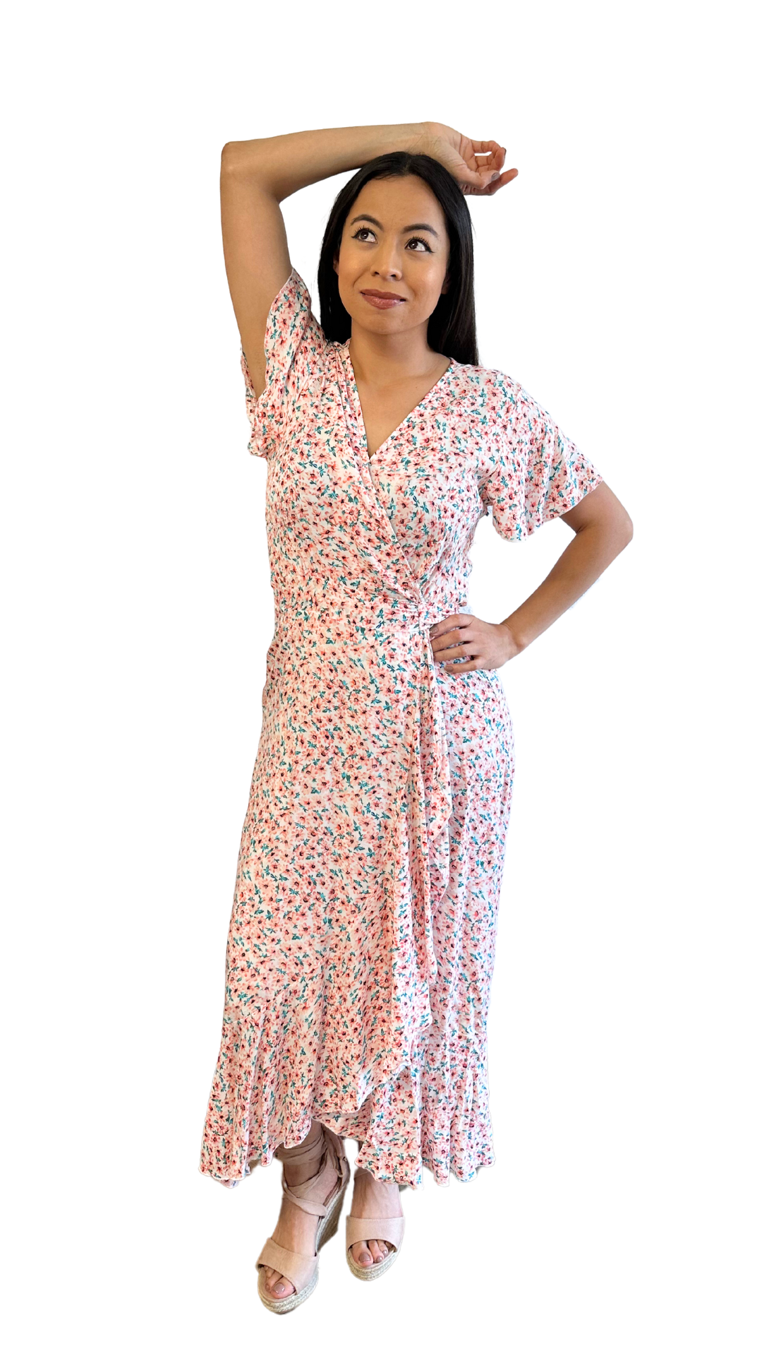 Rosa Isela Floral Dress