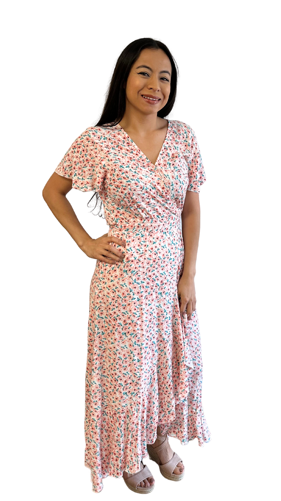 Rosa Isela Floral Dress