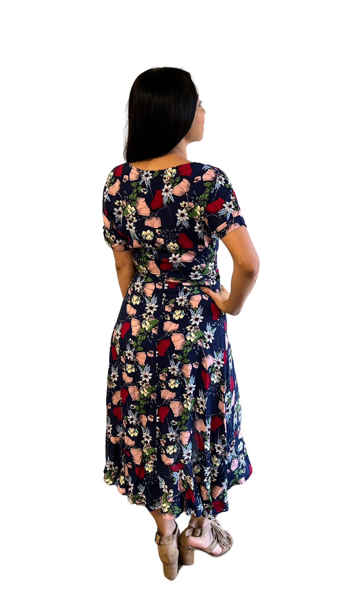 Blue Floral Dress