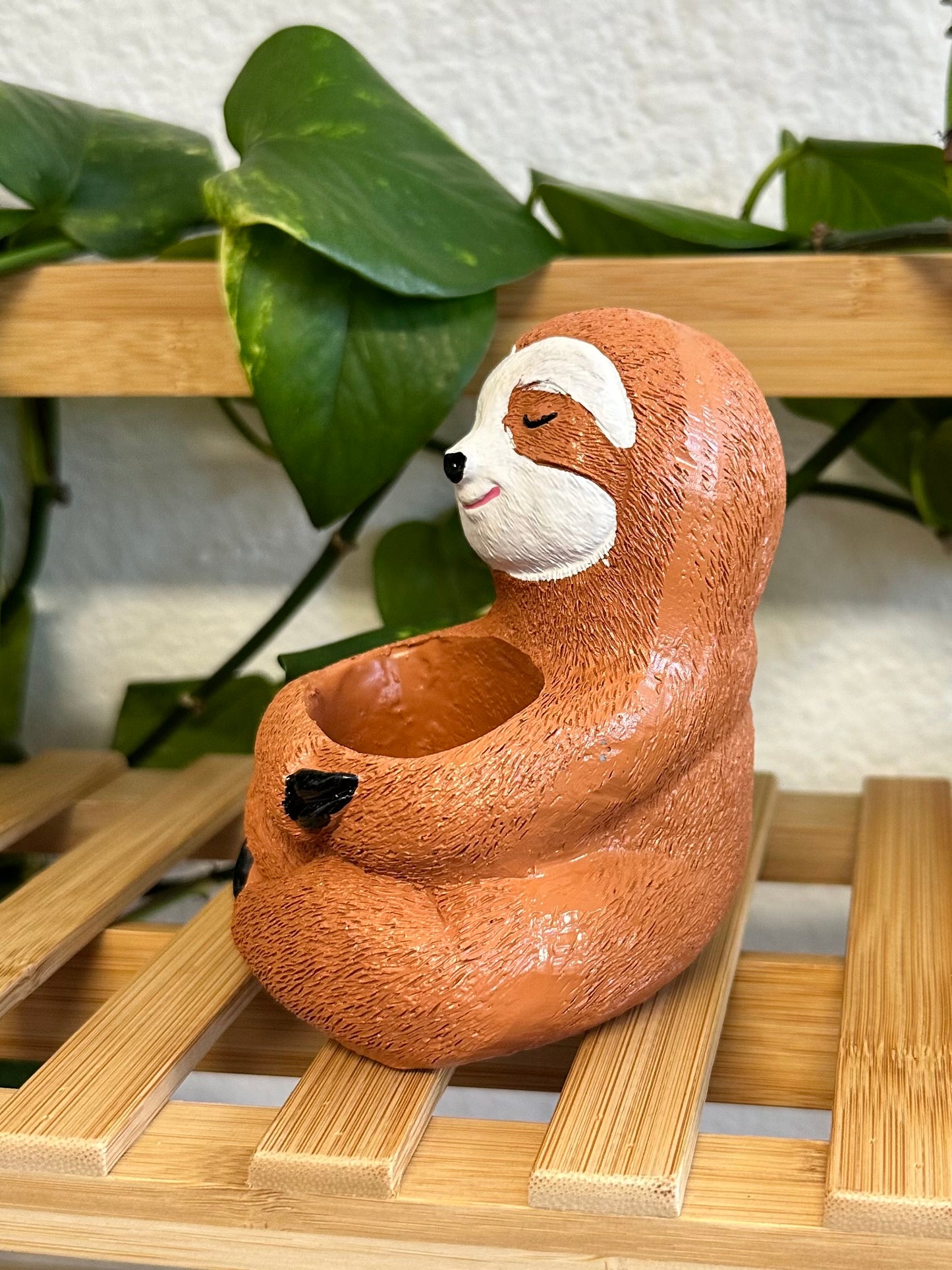 Yogi Sloth Planter