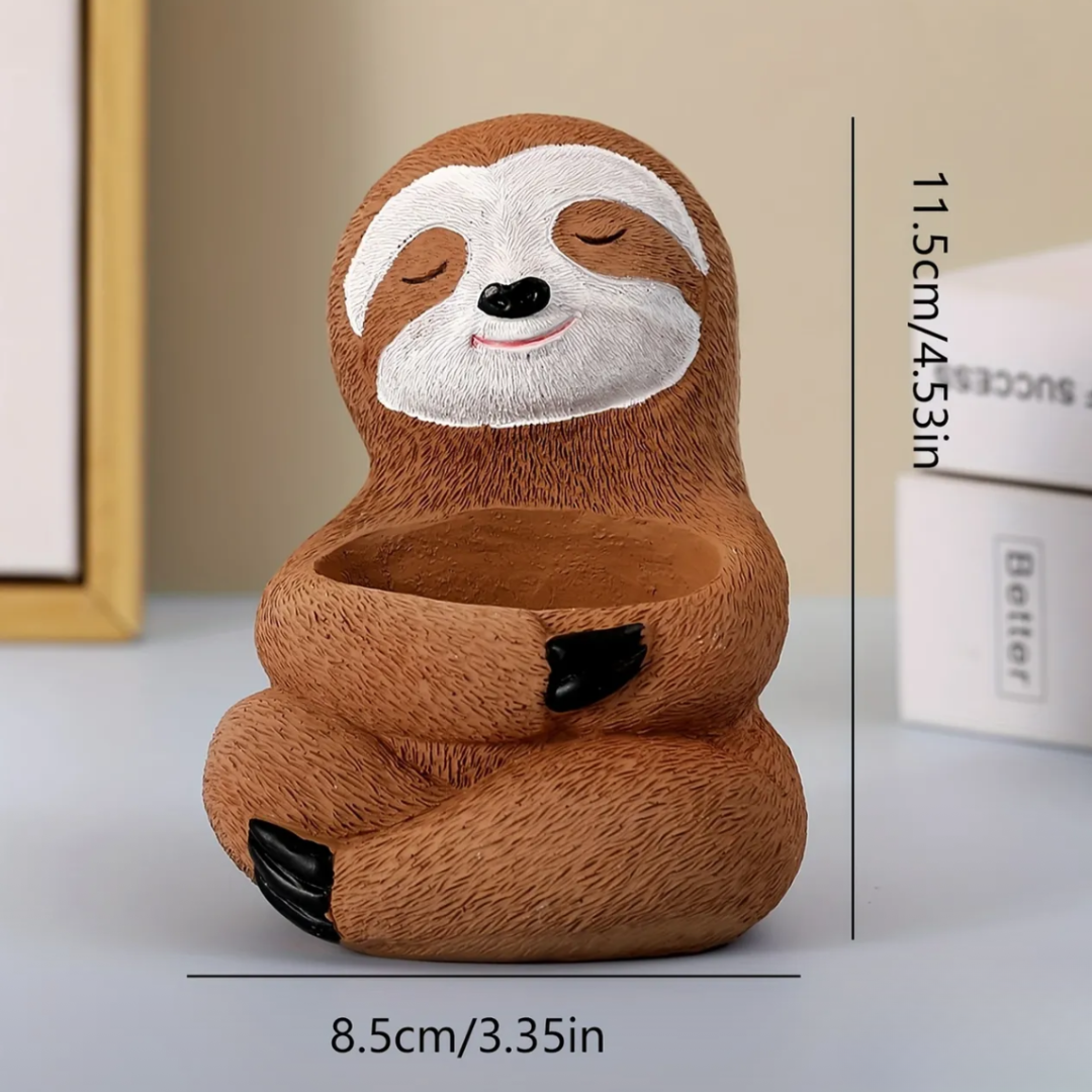 Yogi Sloth Planter