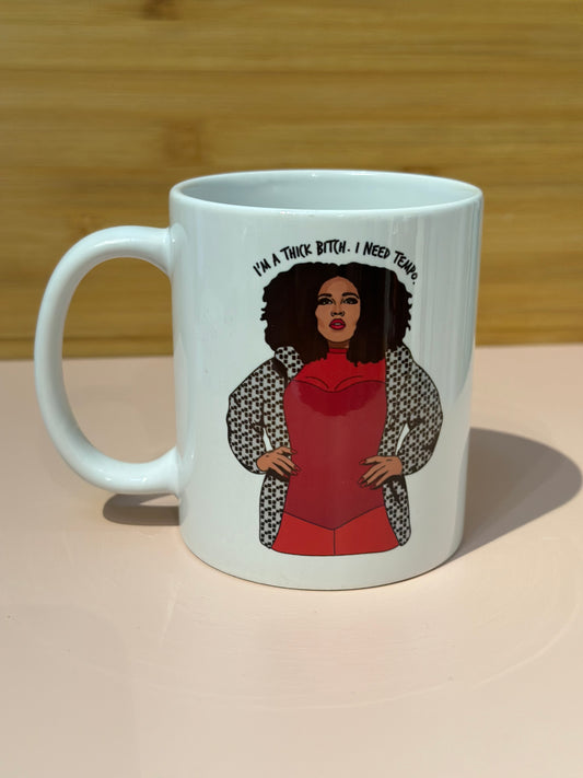 Lizzo "Thick Bitch" mug