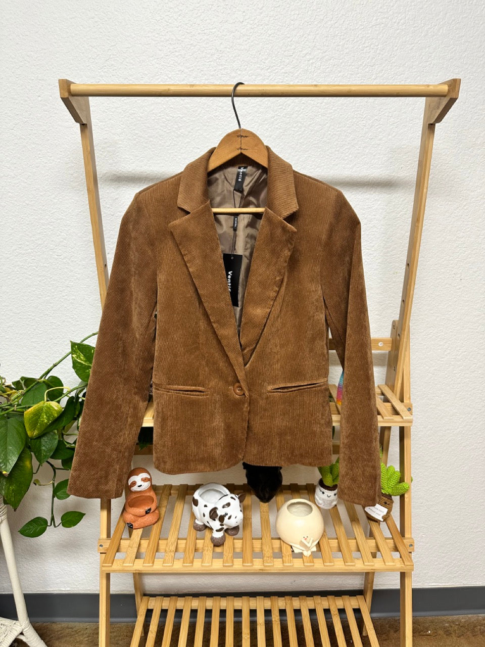 Brown Corduroy Jacket Size Small