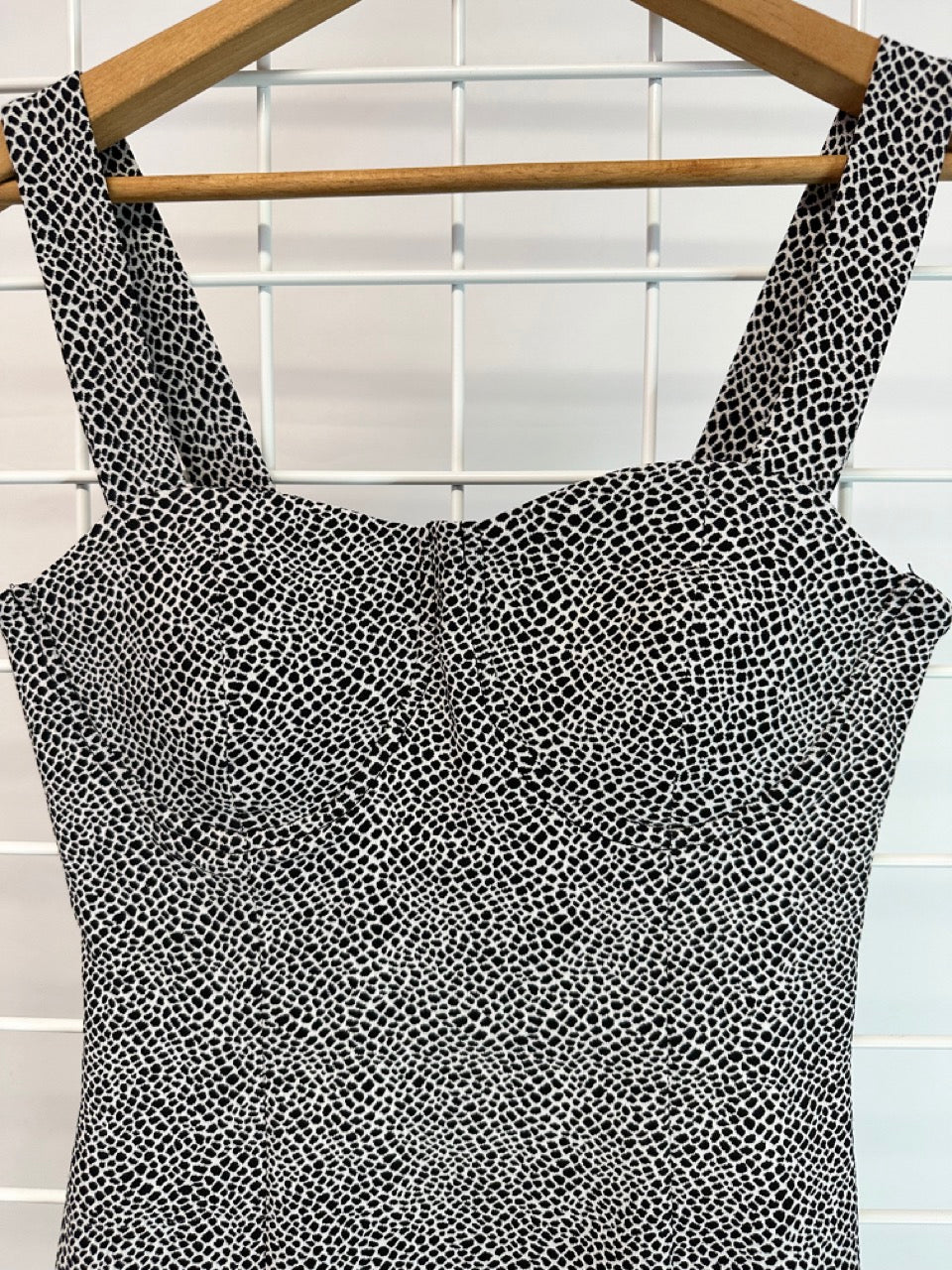 Mini Animal Print Bodycon Dress - Chocolate USA