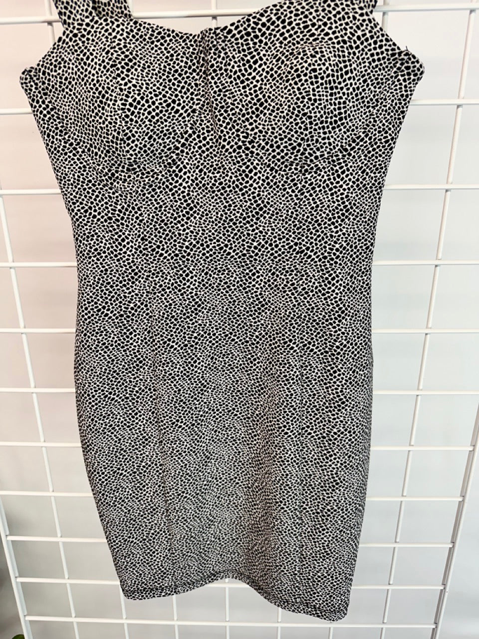 Mini Animal Print Bodycon Dress - Chocolate USA