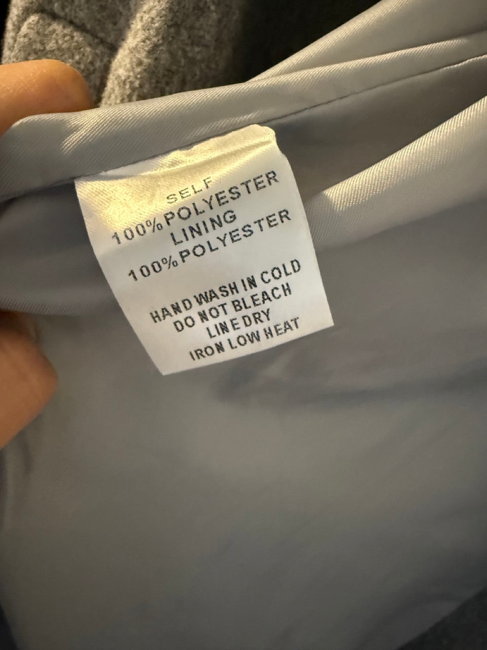 FORE Wide-look Coat with Flared Sleeves in Gray and Black