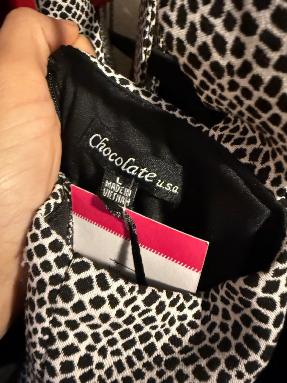 Mini Animal Print Bodycon Dress - Chocolate USA