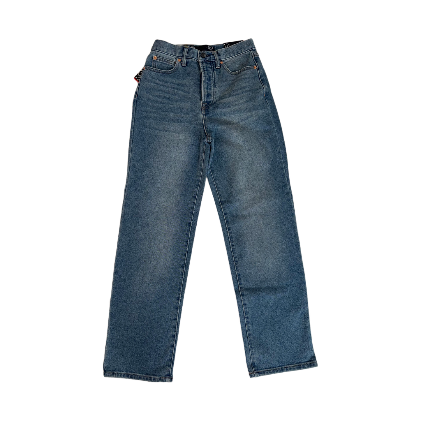 Boom Boom Jeans Los Angeles Light Wash Straight Leg Cropped Mom Jeans (Model SH22582z)