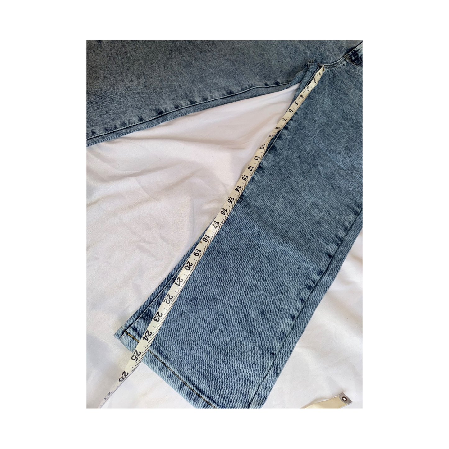 Boom Boom Jeans Los Angeles Women's High Waisted Cropped Mom Jeans - Straight Leg, Medium Stretch, Unique Wash (Style C21759Z)