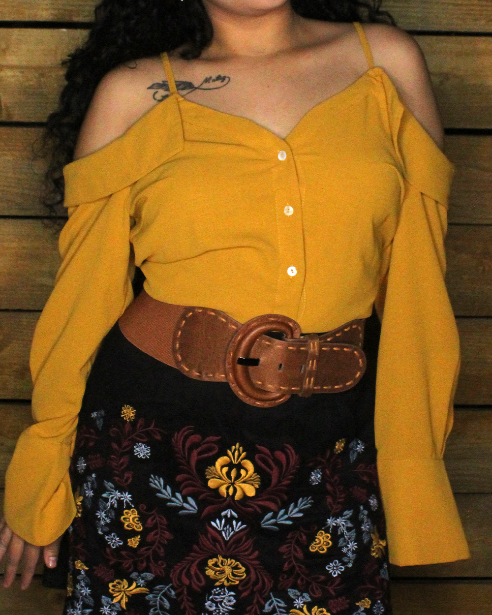 Camel Colored Waist Belt - Descendencia Latina