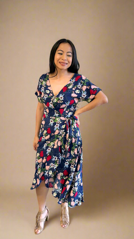 Blue Floral Dress