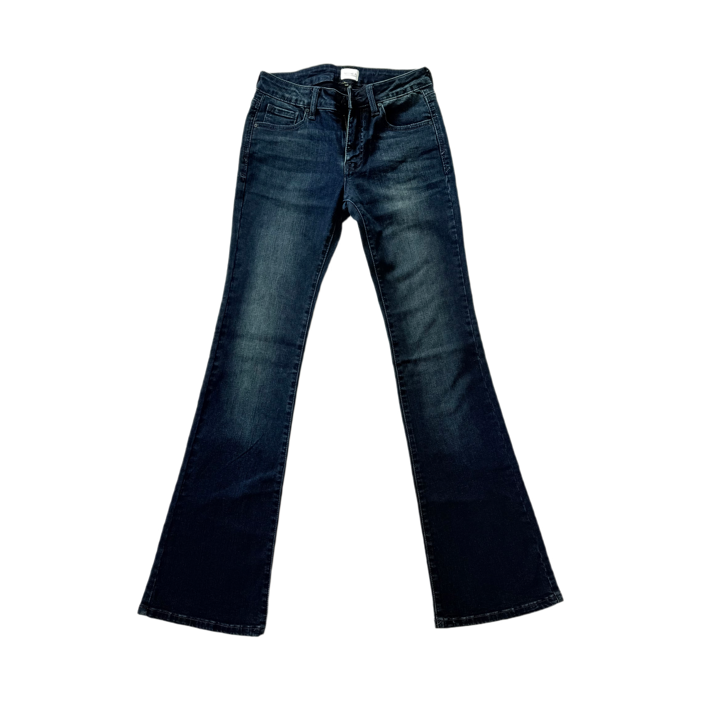 Special A Women's Mid Rise Boot Cut Jeans - Dark Wash Stretch Denim, Full Length (Style P72260-SA)