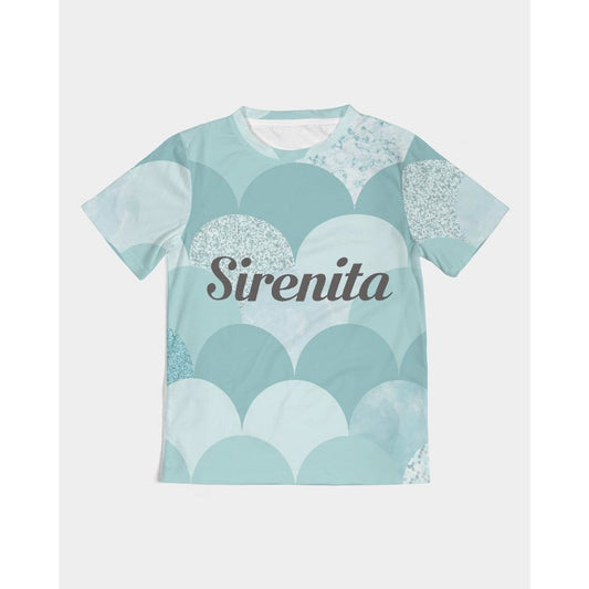 "Sirenita" Aqua Circles Tee - Descendencia Latina