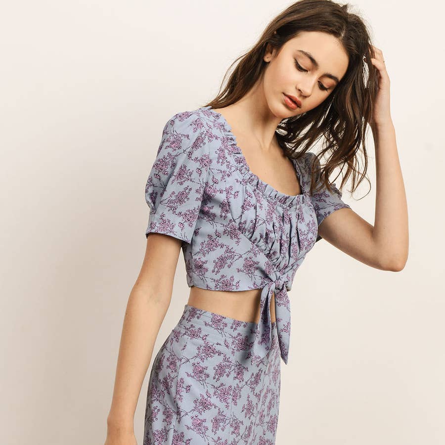 Lavender Floral Set