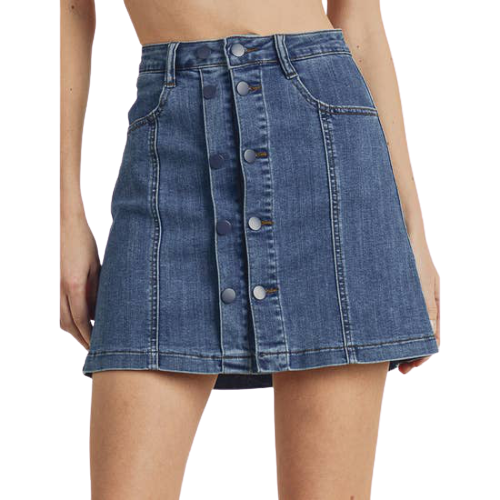 Elegancia Denim Skirt - Descendencia Latina