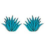 Wooden Agave Stud Earrings - Descendencia Latina