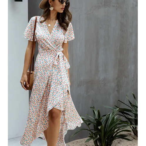 Rosa Isela Floral Dress