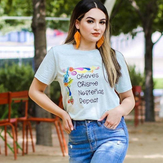 Cheves, Chisme, Nortenas Repeat T-Shirt